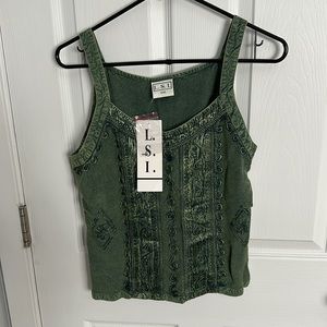 L.S.I. Boho Tank Top and Wrap pants set